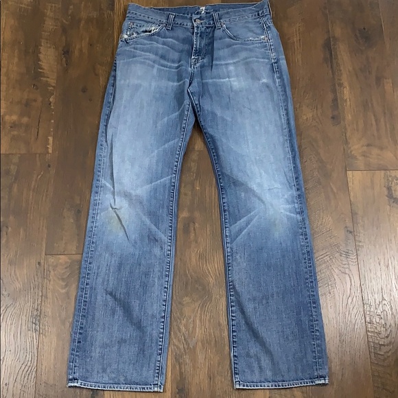 7 For All Mankind Other - 7 For All Mankind Austin Distressed Bootcut Jeans